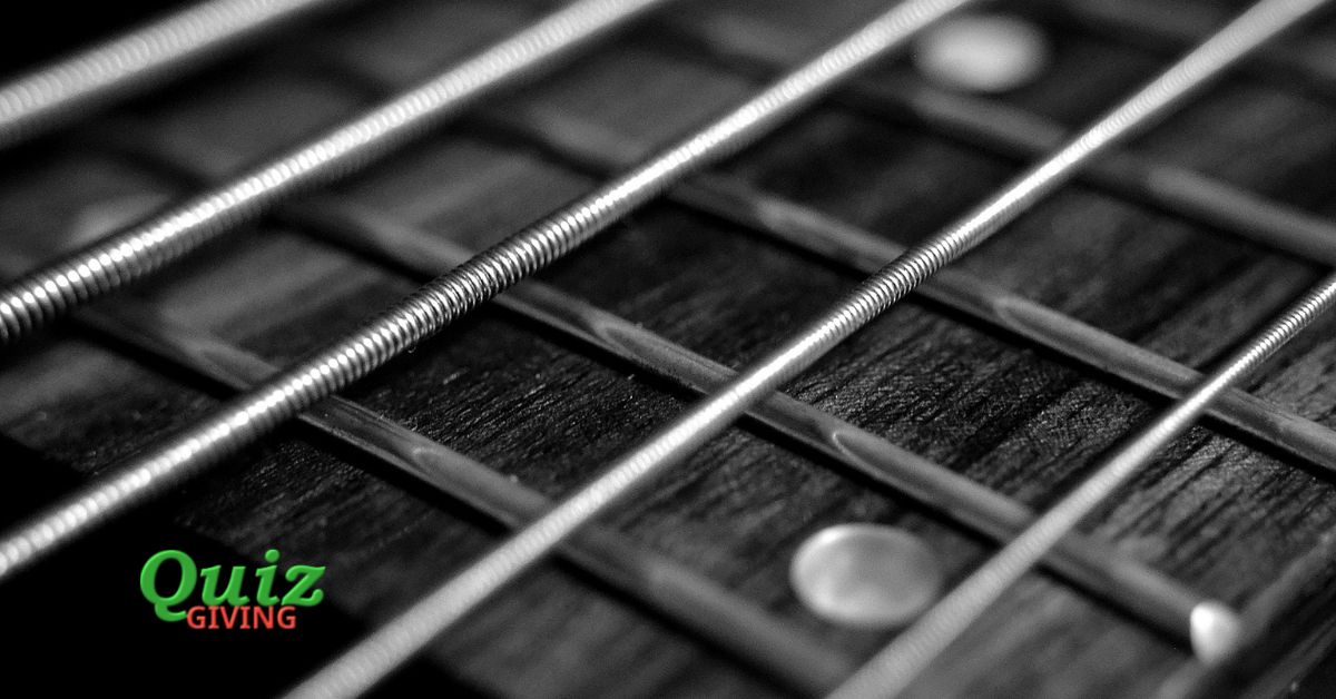 Quiz Giving - Rock Music Quiz Guitar Closeup