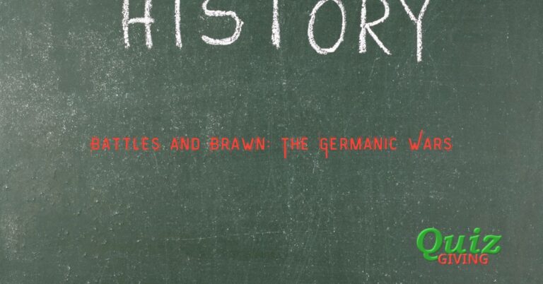 Quiz Giving - History Quizzes - Battles and Brawn The Germanic Wars quiz