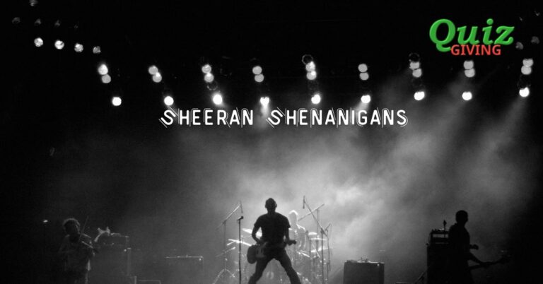 Quiz Giving - Music Trivia - Sheeran Shenanigans The Ultimate Ed Sheeran Quiz!