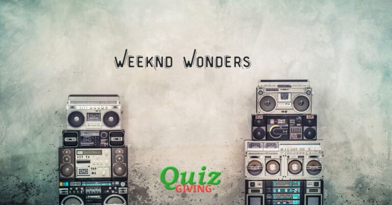 Quiz Giving - Music Trivia - Weeknd Wonders The Exciting Weeknd Quiz!