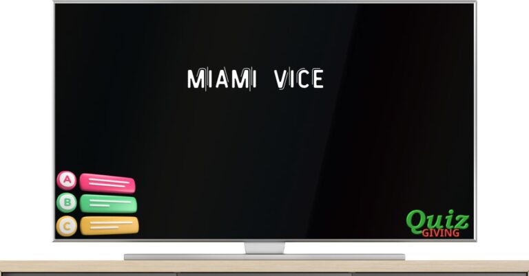 Quiz Giving - TV series Quizzes - Miami Vice Quiz