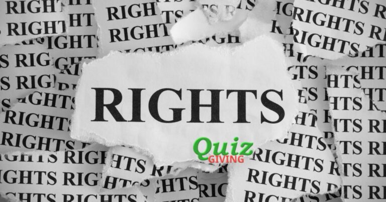 Quiz Giving - Educational Quizzes - A Journey Through Dignity The Universal Declaration of Human Rights Trivia Challenge