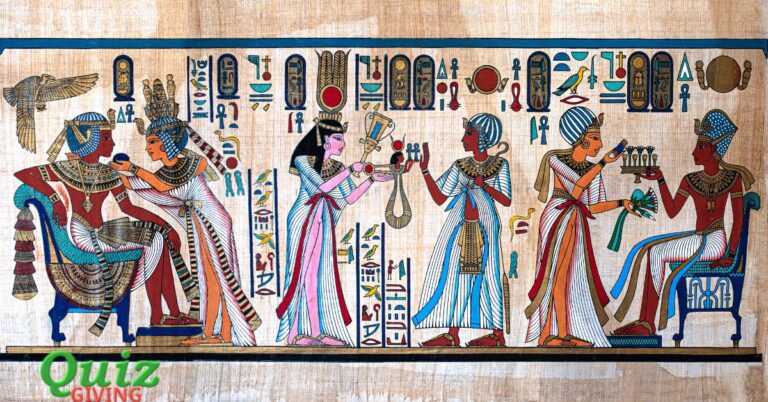 Quiz Giving - Educational Quizzes - Secrets of the Sands - Ancient Egypt Quiz